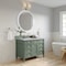 James Martin Vanities Brittany 48in Single Vanity, Smokey Celadon w/ 3 CM Carrara Marble Top 650-V48-SC-3CAR - alternate 3